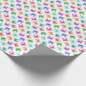 patroon van krabben cadeaupapier (Hoek)
