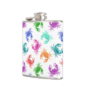 patroon van krabben heupfles (Links)