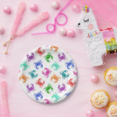 patroon van krabben papieren bordje (Feest)