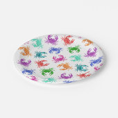 patroon van krabben papieren bordje (Gekanteld)