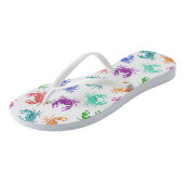 patroon van krabben teenslippers (Schuin)