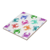 patroon van krabben tegeltje (Zijkant)