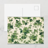 Patroon van kronkelende klimopbladeren briefkaart (Voorkant / Achterkant)
