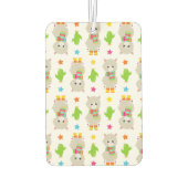 Patroon van lama's, Cute Llamas, Alpacas, Cactus Luchtverfrisser (Achterkant)