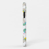 Patroon van lama's, schildlama's, alpaca's, bloeme Case-Mate iPhone case (Achterkant/rechts)