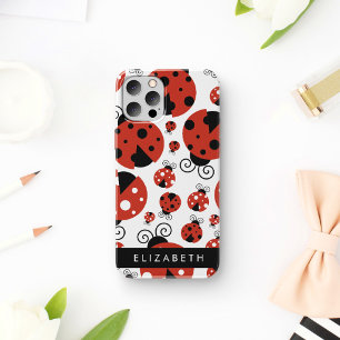 Patroon van Lieveheersbeestjes, Rode Lieveheersbee iPhone 16 Hoesje