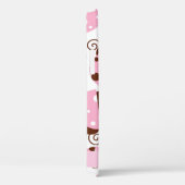 Patroon van lieveheersbeestjes, roze lieveheersbee Case-Mate iPhone case (Achterkant / Rechts)