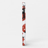 Patroon van luibugs, rode luibugs, Jouw naam Case-Mate iPhone Case (Achterkant/links)