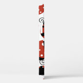 Patroon van luibugs, rode luibugs, Jouw naam Case-Mate iPhone Case (Achterkant / Rechts)