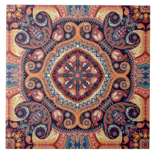 Patroon van Mandala  Tegeltje