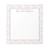 Patroon van Mooie Getallen - Van de Lessenaar van Notitieblok (Voorkant)