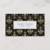 patroon van mousserende maskers visitekaartje (Voorkant)