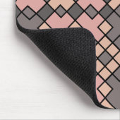 patroon van paarse girale rasters muismat (Hoek)