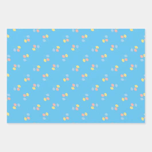 patroon van papieronmiddellijke verpakking van 3 v inpakpapier vel (Voorkant 3)