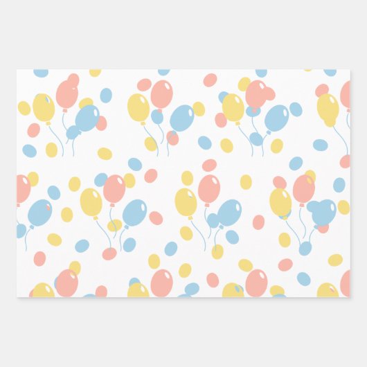 patroon van papieronmiddellijke verpakking van 3 v inpakpapier vel (Voorkant 2)