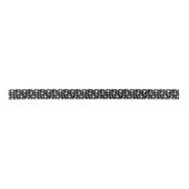 Patroon van Paws, Paw Prints, zwart en wit Lint (Voorkant)