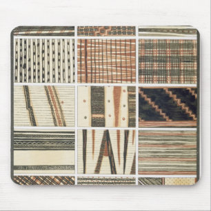 Patroon van polynesiaanse tapa van Cook's Muismat