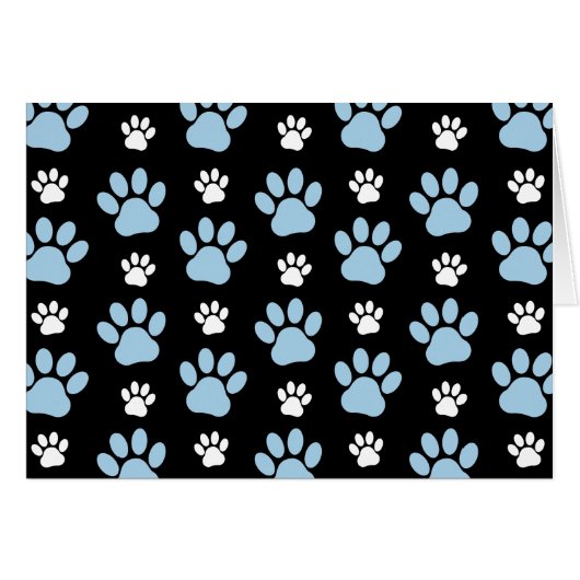 Patroon van poten, blauwe poten, reuzenpoten, dier (Voorkant Horizontaal)