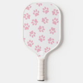 Patroon van poten, hondenpoten, Baby roze poten Pickleball Paddle (Achterkant)