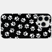 Patroon van poten, hondenpoten, witte poten Case-Mate iPhone case (Achterkant (horizontaal))