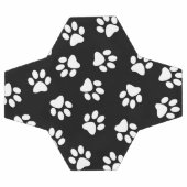 Patroon van poten, hondenpoten, witte poten voetbal (Enkel)
