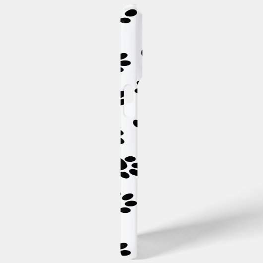 Patroon van poten, hondenpoten, zwarte poten Case-Mate iPhone case (Achterkant / Rechts)