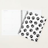 Patroon van poten, hondenpoten, zwarte poten planner (Display)