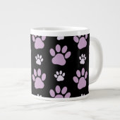 Patroon van poten, Lila poten, ovendraaien, verfdr Extra Grote Beker (Voorkant rechts)