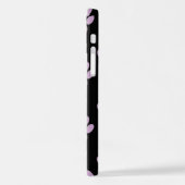 Patroon van poten, Lila poten, ovendraaien, verfdr iPhone Hoesje (Linkerkant)