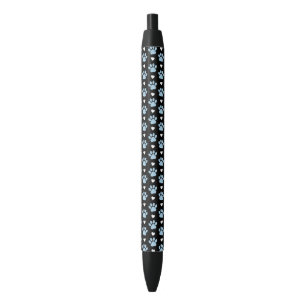 Patroon van poten, reuzenpoten, blauwe poten, witt zwarte inkt pen