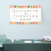 Patroon van poten, reuzenpoten, kleurrijke poten, spandoek (Beurs)