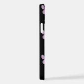 Patroon van poten, reuzenpoten, Lila poten, hart iPhone Hoesje (Rechterkant)