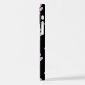 Patroon van poten, reuzenpoten, Lila poten, hart iPhone Hoesje (Linkerkant)