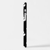 Patroon van poten, reuzenpoten, witte poten, goudh iPhone hoesje (Linkerkant)