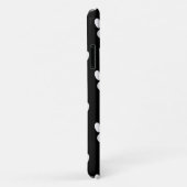 Patroon van poten, reuzenpoten, witte poten, roze  Case-Mate iPhone case (Achterkant/rechts)