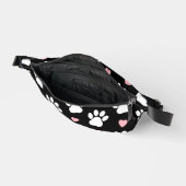 Patroon van poten, reuzenpoten, witte poten, roze  heuptasje (Open)