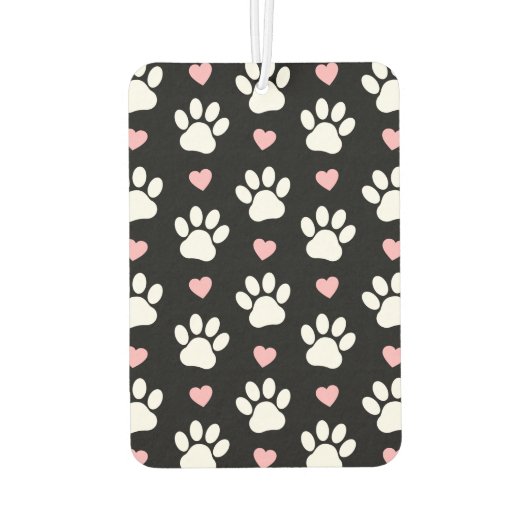 Patroon van poten, reuzenpoten, witte poten, roze luchtverfrisser (Achterkant)