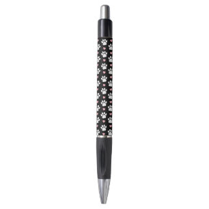 Patroon van poten, reuzenpoten, witte poten, roze pen