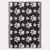 Patroon van poten, roze poten, reuzenpoten, dieren deken (Voorkant Verticaal)