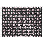 Patroon van poten, roze poten, reuzenpoten, dieren tafelkleed (Voorkant (Horizontaal))