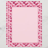 patroon van roze harten (Voorkant / Achterkant)