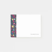 patroon van schattige vogels en bloemen post-it® notes (Voorkant)