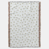 Patroon van stippen van pastelbes deken (Voorkant Verticaal)