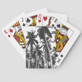 Patroon van Tropisch Palm Trees Design. Pokerkaarten (Achterkant)