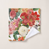  patroon van tuinbloemen bad handdoek (Wasdoekje)