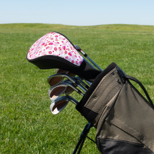 Patroon van uilen, schattige uilen, roze uilen, Jo Golfheadcover