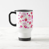 Patroon van uilen, schattige uilen, roze uilen, Jo Reisbeker (Links)