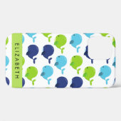 Patroon van walvissen, schattige walvissen, Jouw n Case-Mate iPhone Case (Achterkant (horizontaal))