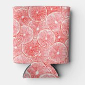 patroon van waterverf-grapefruitmoes blikjeskoeler (Voorkant)