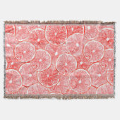 patroon van waterverf-grapefruitmoes deken (Voorkant)